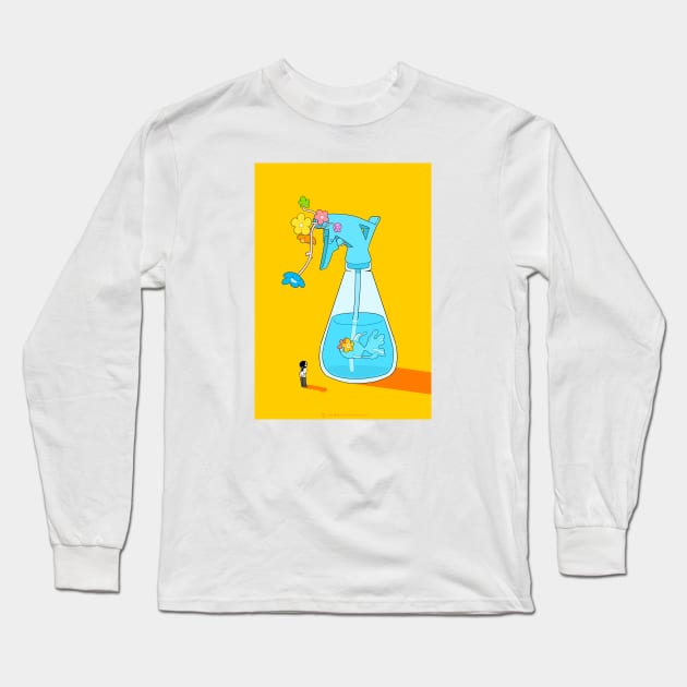 Sprinkling Can 2 Long Sleeve T-Shirt by linzaoyu